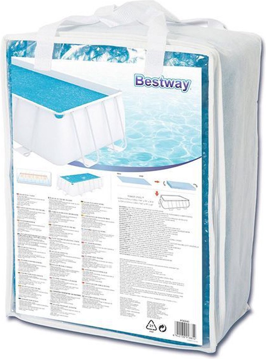 Bestway Solar afdekzeil rechthoekig - 400 x 200 cm