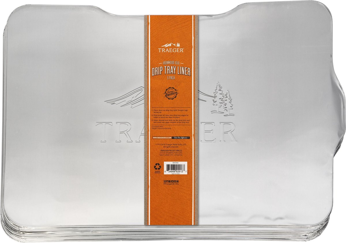 Traeger Drip Tray Liner 5 Pack-Pro 575