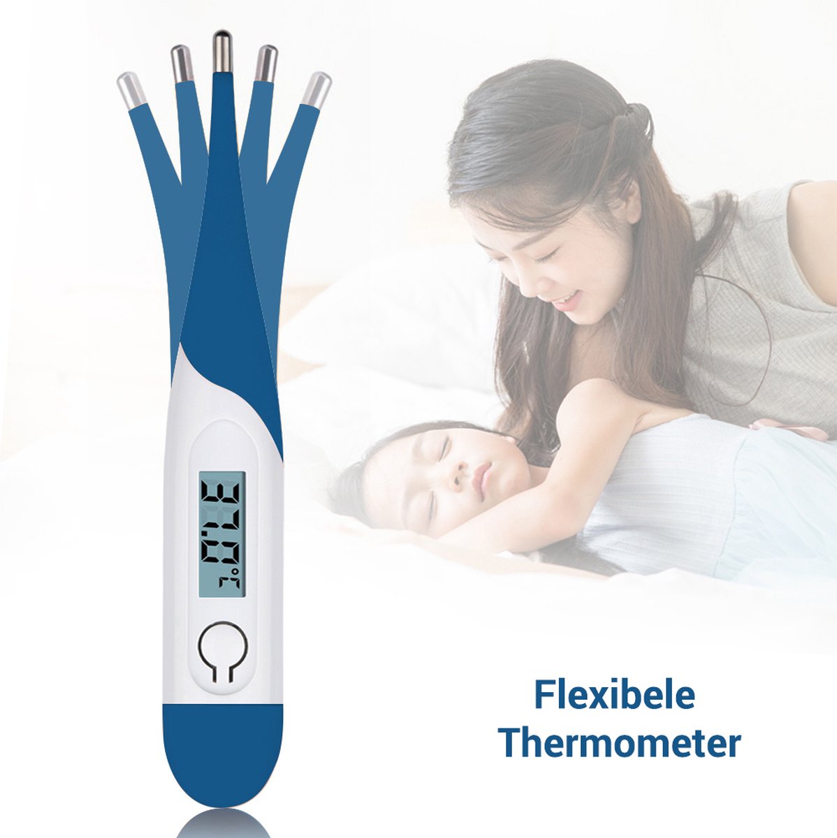Premium Commerce® - Thermometer Baby - Lichaam - Koorts - Koortsthermometer voor volwassenen - Blauw - Incl. opbergcase! — cadeau in Cadeau-ideeën - foto 7