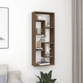 The Living Store Wandplank - Praktisch - Bruineiken - 36 x 16 x 90 cm - Bewerkt Hout