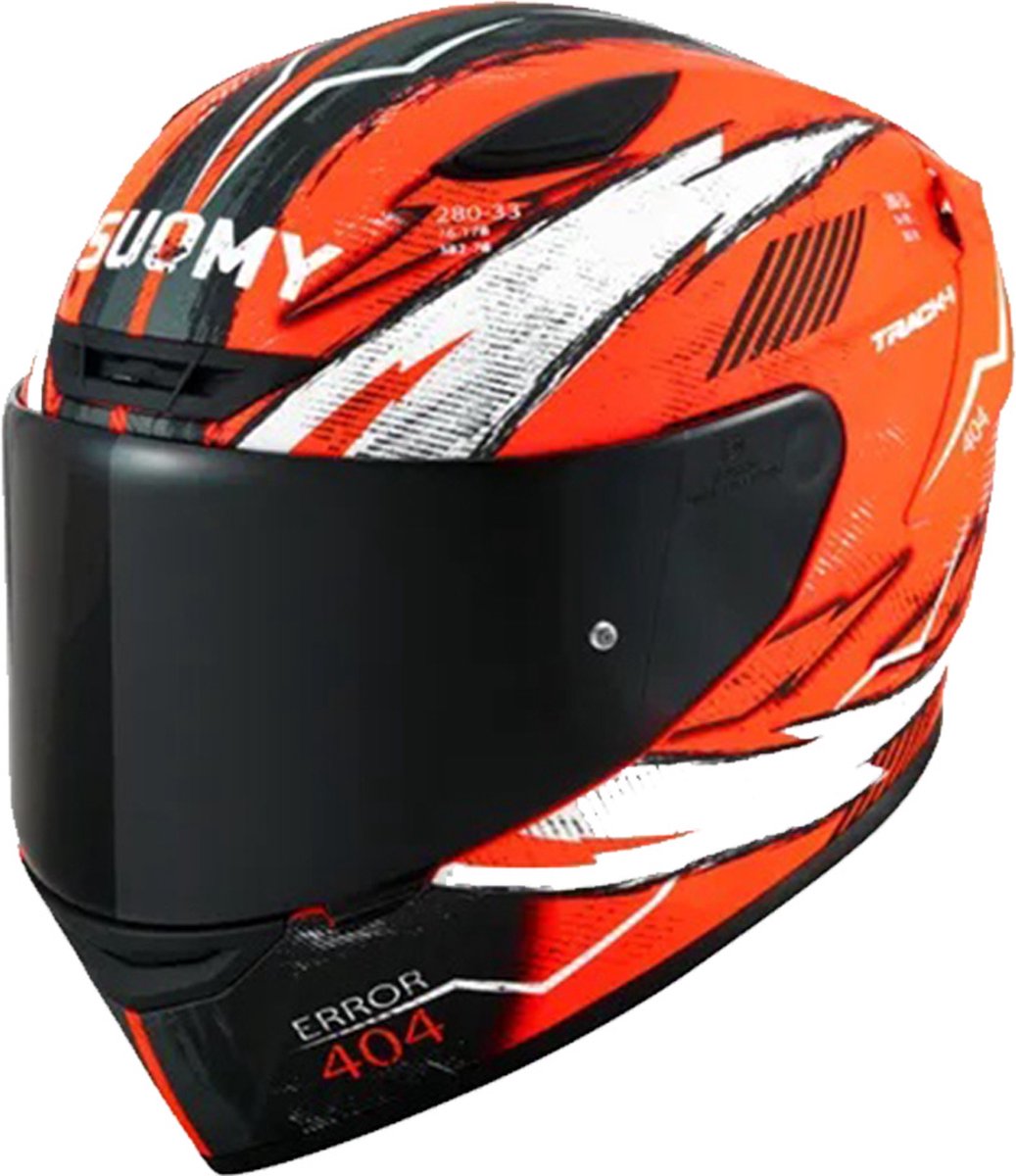 Suomy Track 1 404 Ece 22.06 Red White S - Maat S - Helm