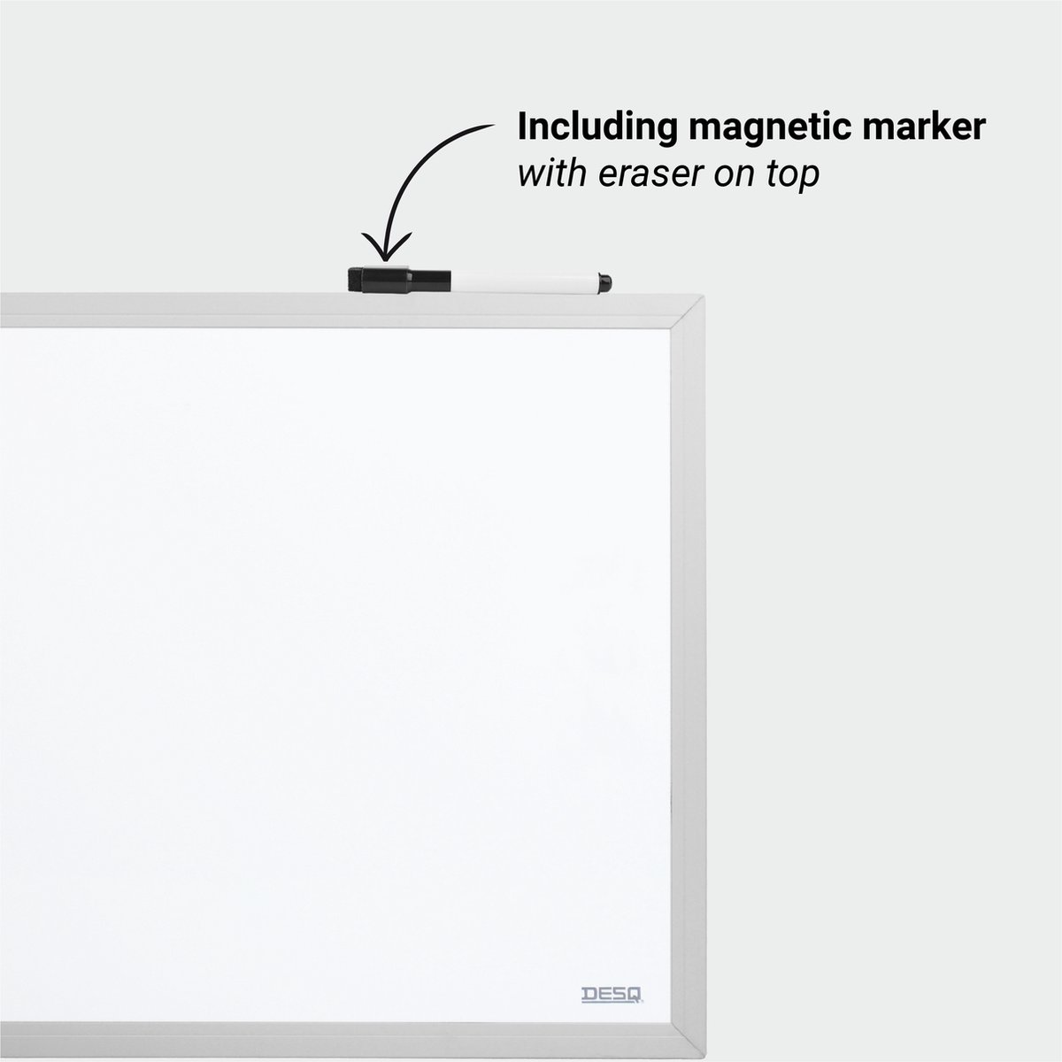 DESQ Whiteboard - Magnetisch - Wit thumbnail 3