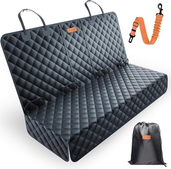 foryou® Achterbankbeschermer auto incl. hondendeken - waterafstotende achterbankbeschermer voor honden met zijbescherming en kijkvenster krasbestendige achterbankhoes, premium kwaliteit Made in