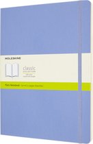 Moleskine Notebook XL (19x25 cm) Couverture souple Blanco Blauw hortensia
