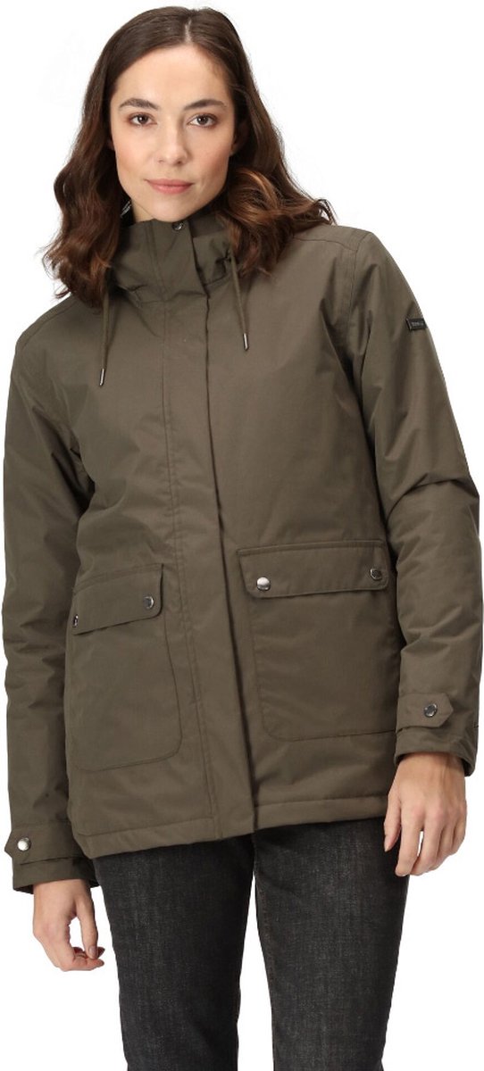 Regatta Broadia Dark Winterjas Dames Khaki