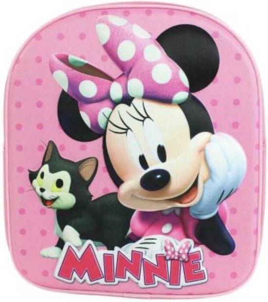 Minnie Mouse 3D Rugtas - Disney Rugzak Roze - Schooltas