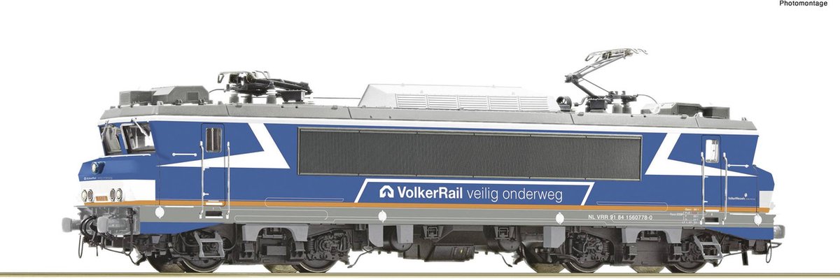Roco - 7510010 - H0 - Elektrische locomotief 7178 - VolkerRail - 