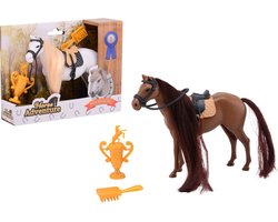 Paarden speelset haren borstelen 27706