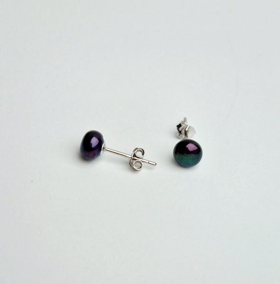Clips d'oreilles Black Pearl - Acier inoxydable Premium - Cadeau pour elle - Boucles d'oreilles femme - Boucles d'oreilles spéciales -