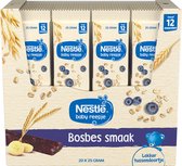 Nestlé Fruit bar Blueberry - biscuits pour bébé - à partir de 12 mois - 10 pièces - total 40 portions