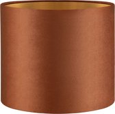 Uniqq Lampenkap velours rood 30 cm 20 hoog