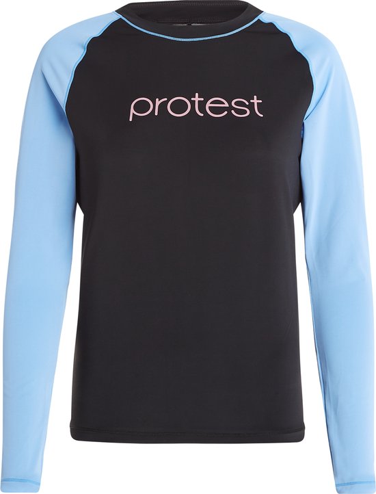 SHEKINI Dames 3-delige Rash Guard met lange mouwen, Badpakken met ritssluiting, Zonnebescherming, Zwemshirts met ingebouwde BH en Boyshorts, XXL