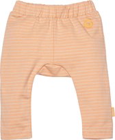 Bess - Gestreepte legging meisjes - Peach - maat 62