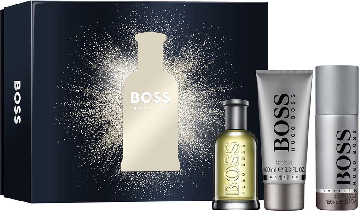 Goedkoopste Hugo Boss Boss Bottled Set Eau de Toilette 100ml Shower Gel 100ml Deodorant 150ml