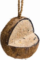 Noix de coco farcie pour oiseaux d'extérieur - Noix de coco farcie - Autres graines - Saison hivernale - Extérieur - Graines pour oiseaux