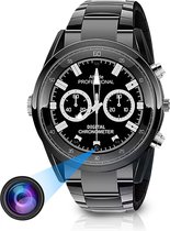 Spy Camera Horloge - Verborgen Camera - Spy Camera - Mini Camera - Spycam -Spionage Camera - Spy Watch - Spy Horloge - FULL HD 1080P - Met 32GB SD kaart - Zwart