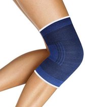 Lifemed elastische sportbandage blauwe kniebrace ( Maat M)