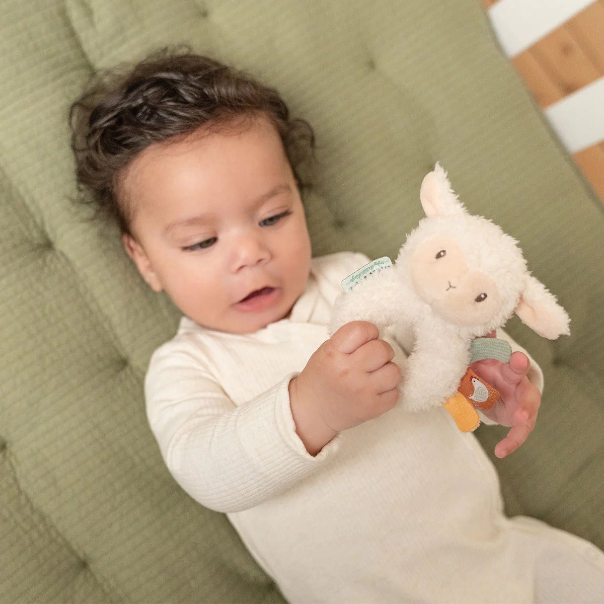 Little Dutch - Rammelaar Schaap - Little Farm - baby speelgoed — afbeelding 2