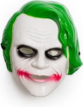 Partychimp Voordeelverpakking 6 stuks Joker Masker Groen Halloween Masker Voor Bij Halloween Kostuum Volwassenen Carnavalskleding Heren Carnavalskleding Dames Carnaval Accessoires Carnaval - Pvc - 6-Pack