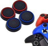 Gadgetpoint | Gaming Thumbgrips | Performance Antislip Thumbsticks | Joystick Cap Thumb Grips | Accessoires geschikt voor Playstation PS4 PS5 & Xbox & Nintendo Pro Controller | Zwart Blauw en Zwart Rood