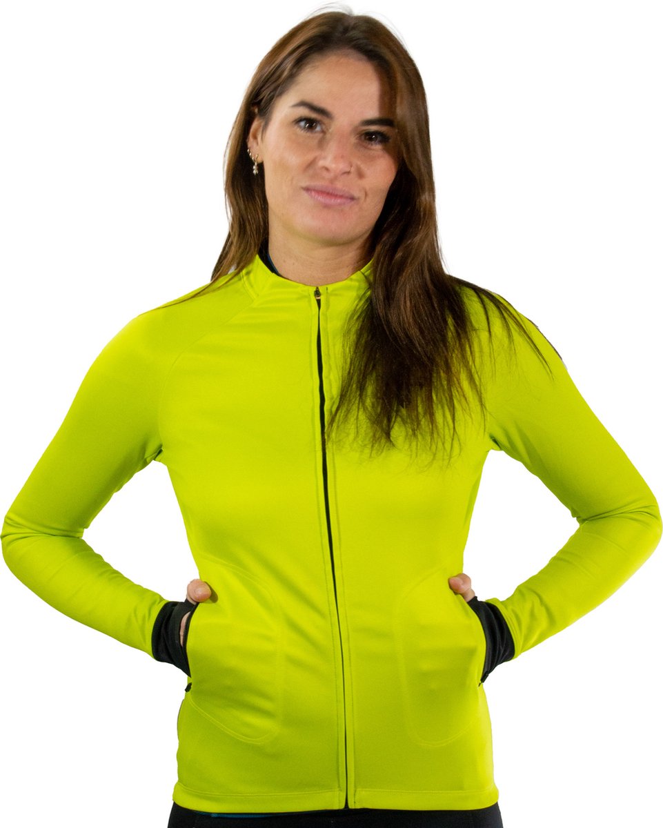 TriTiTan Thermal Jersey with 2 Front Zipper Pockets and Back Pockets - Thermische Jas - XS