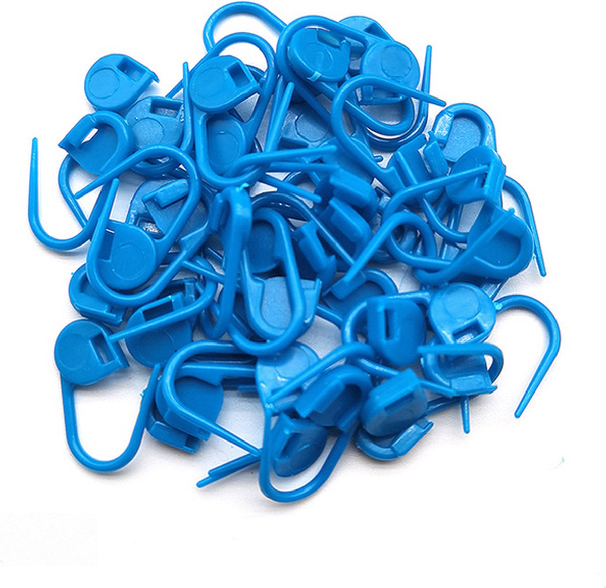 Plastic veiligheidsspelden - 100 stuks - veiligheidsspelden klein - Blauw