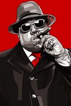 Biggie Smalls Poster | Notorious BIG Poster | Wanddecoratie | Muurposter | 51x71cm | Geschikt om in te lijsten