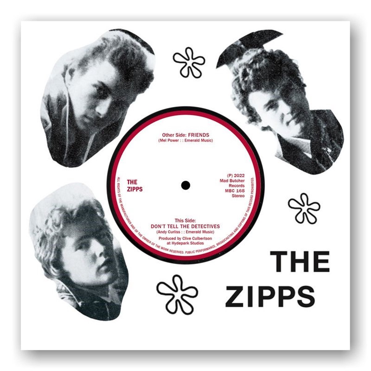 The Zipps - Don't Tell The Detectives (7" Single)