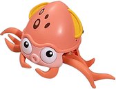 Dansende octopus - Kruipende Octopus - Baby Speelgoed - Muziek en Afstandssensor - Land en Water - Waterdicht - Bewegend Speelgoed - Interactieve Octopus - Baby - Peuter - Motoriek Speelgoed - Hondenspeelgoed - Hondenspeeltjes - Oranje