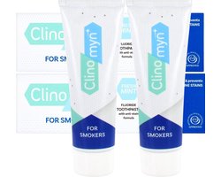 Clinomyn Fresh Mint Smokers Tandpasta - Rokers Tandpasta - 2 x 75 ml