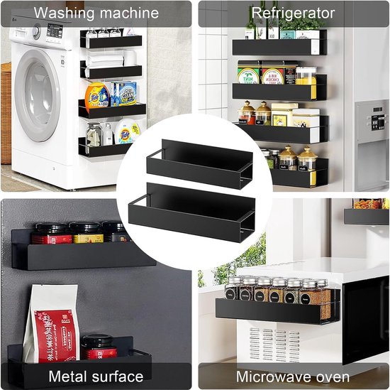 Etagere Magnetique pour Refrigerateur Auto Adhesif sans Percage