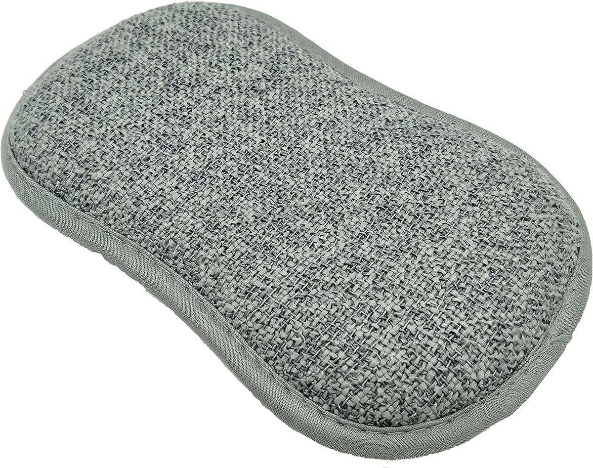 Goedkoopste 6 stuks spons keuken herbruikbaar, schuurspons magisch, schoonmaakspons, afwasspons, keukenspons, schoonmaakspons, vlekverwijderaar, schuursponsje, afmeting 16 x 9,5 x 1,5 cm (grijs