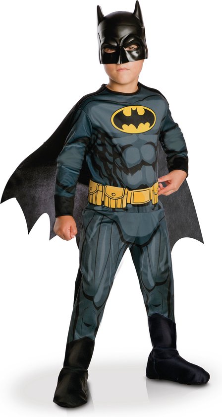 FUNIDELIA Déguisement Batman garçon - 5-6 ans (110-122 cm) - Zwart