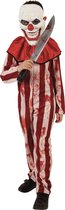 RUBIES FRANCE - Rood en wit gestreept clownkostuum voor tieners - 11 - 13 jaar