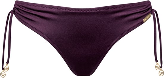 Watercult - Makro Notion tie-side uni bikinibroekje - maat 40 - Paars