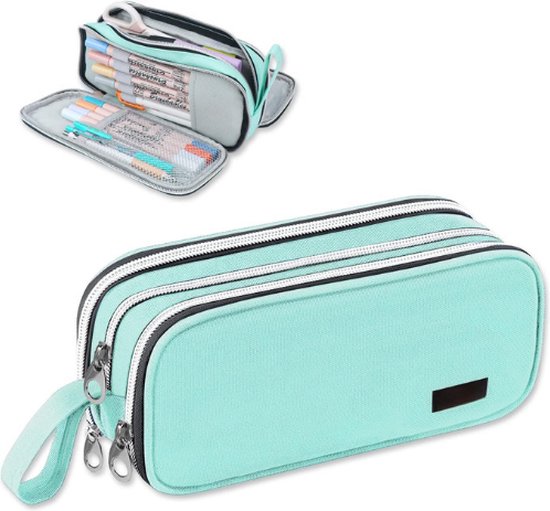 Zwart Wit Voetbal Sport Potlood Case Pen Tas Pouch PU Lederen Zwart Wit Voetbal Sport Potlood Case Pen Tas Pouch PU Lederen