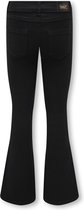 ONLY KOGROYAL LIFE REG FLARED PIM600 NOOS Meisjes Jeans - Black Denim - Maat 116