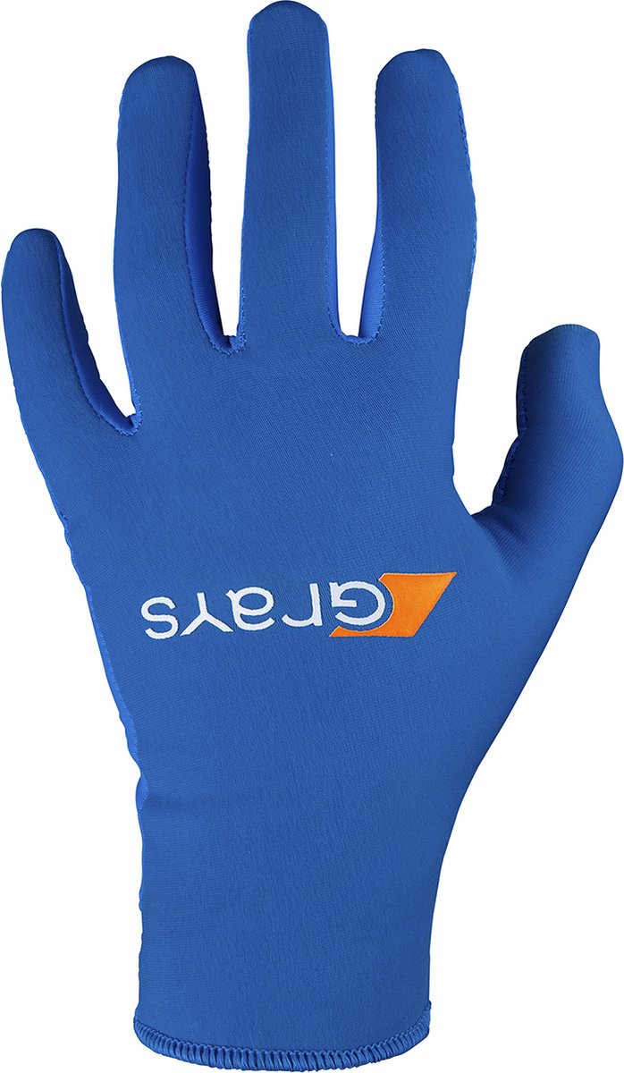 Grays hockeyhandschoenen Skinful Pro (Pairs) Donkerblauw / Fluo Rood - maat Small