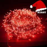 Kerstboom Verlichting Rood • 100 Lampjes • 10 Meter • Kerstverlichting • Kerstlampjes • Kerst LED • Kerst