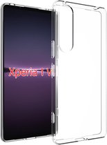 Mobigear Doorzichtig Hoesje geschikt voor Sony Xperia 1 V Telefoonhoesje Flexibel TPU | Mobigear Basics Backcover | Doorzichtig Telefoonhoesje Xperia 1 V | Xperia 1 V Case | Back Cover - Transparant