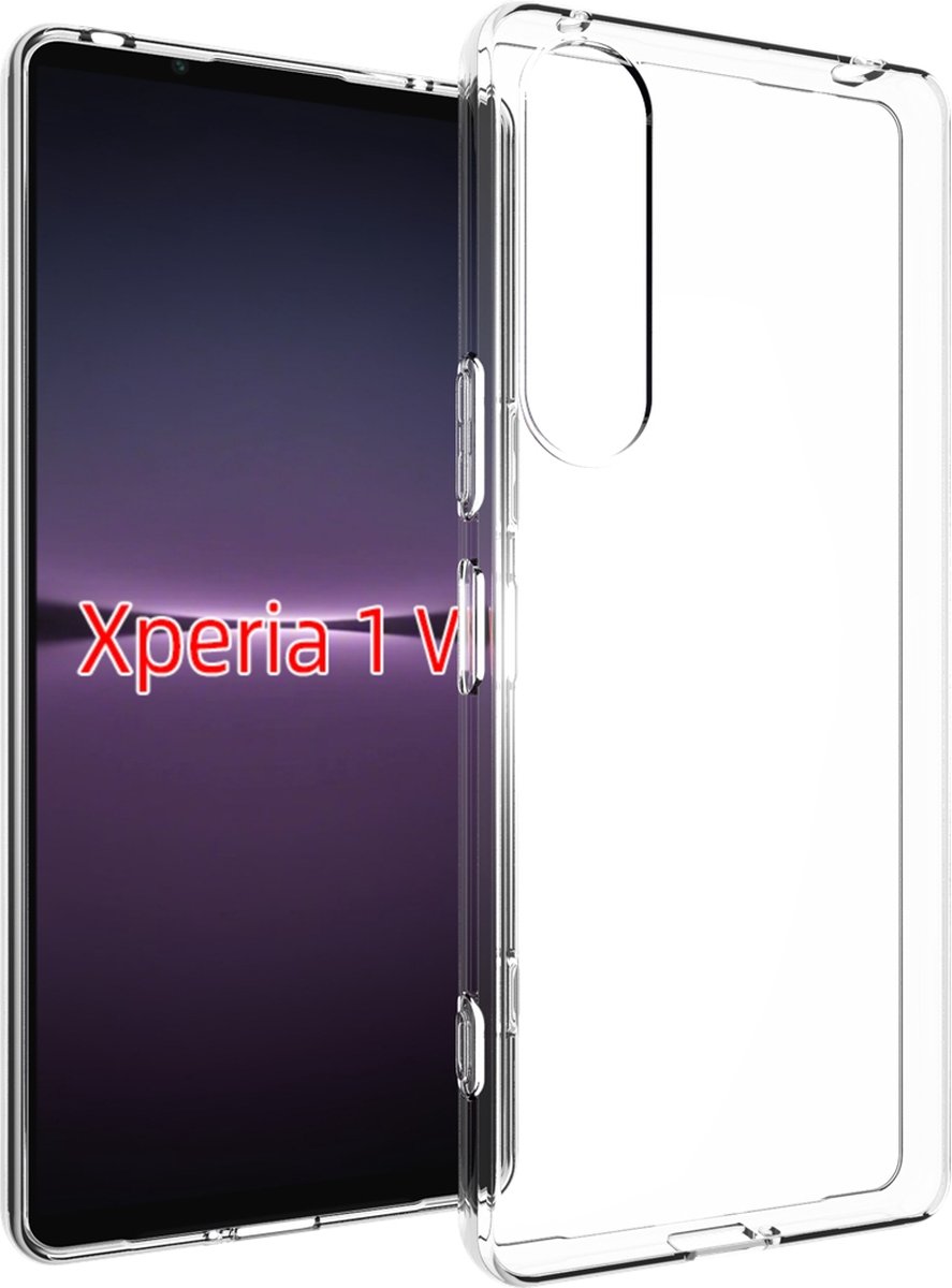 Mobigear Doorzichtig Hoesje geschikt voor Sony Xperia 1 V Telefoonhoesje Flexibel TPU | Mobigear Basics Backcover | Doorzichtig Telefoonhoesje Xperia 1 V | Xperia 1 V Case | Back Cover - Transparant