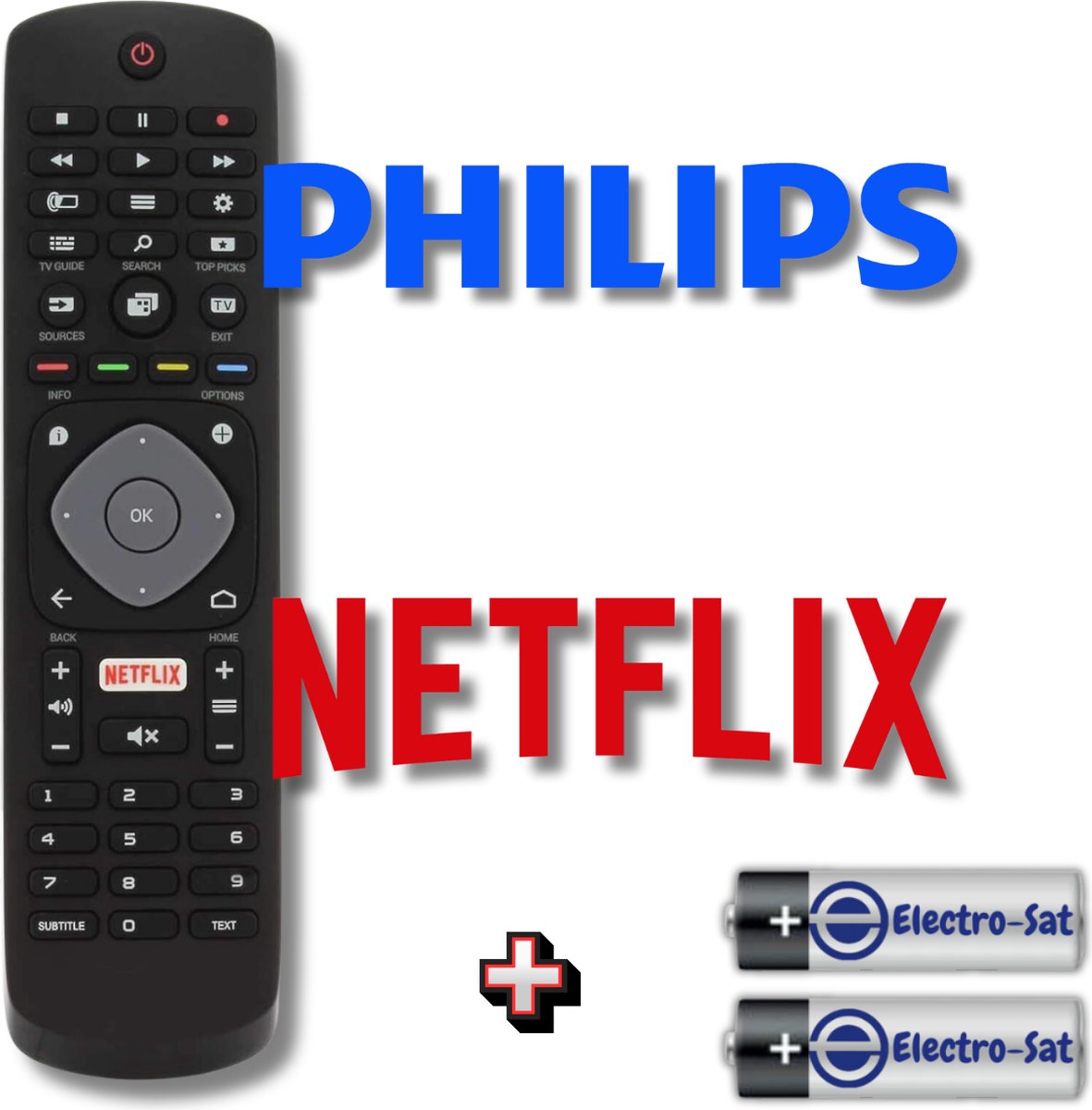 Remplacement de la télécommande pour tous les téléviseurs Philips Ambilight  4k Smart Led 75pus6754/12 65pus6754/12 65pus6704/12 55pus6754