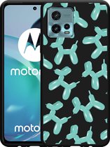 Cazy Case Zwart pour Motorola Moto G72 Ballon Dogs