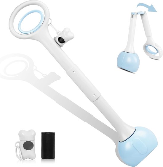 Poepschep Hondenpoepschep met Zakjes Poepgrijper Poop Scooper