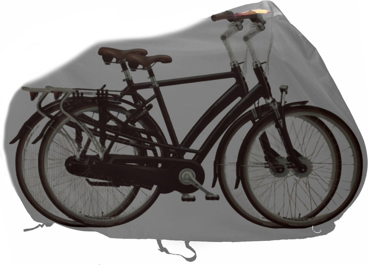 Fietshoes voor 2 Fietsen – Waterdicht & Ademend – Met Slotgaten & Opbergzak – CUHOC Zwart