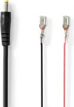 Câble d'alimentation Nedis - DC Femelle - Ouvert - Droit - Droit - Nickelé - 2,00 m - Rond - PVC - Zwart - Coffret Cadeau