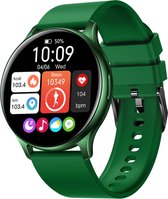 Valante ProXena Smartwatch - Smartwatch Dames en Heren - Groen - 44 mm - Stappenteller - Hartslagmeter - Saturatiemeter - Bellen via Bluetooth