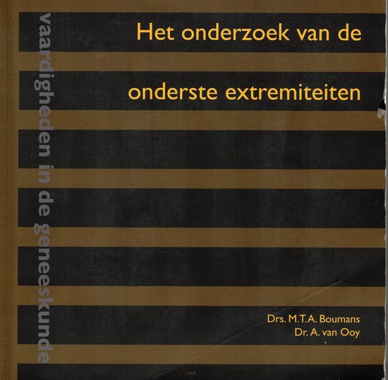 Het onderzoek van de onderste extremiteiten - cover