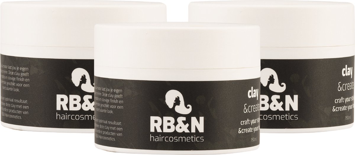 Hair Clay | Styling klei | Matte Finish | RB&N Haircosmetics | 150ML | 1 Stuk - RB&N Haircosmetics