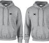 Hoodie koppel goals-Its the connection-Maat Xxl